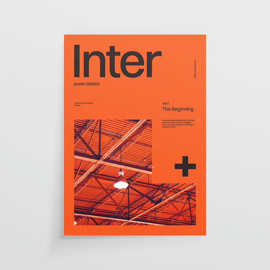 Inter poster design