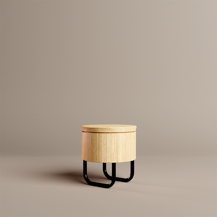 3D render of Numi stool design